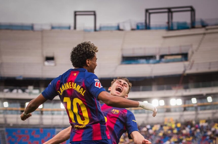 Lamine Yamal Barcelona Hansi Flick