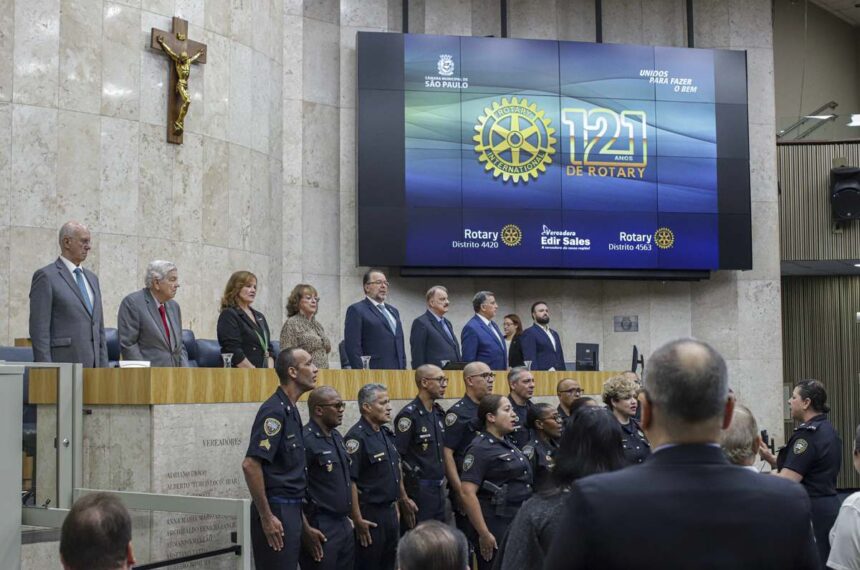 Câmara Municipal de SP- Rotary - 121 anos