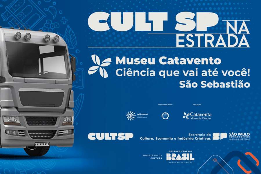 Carreta do Museu Catavento leva ciência a São Sebastião