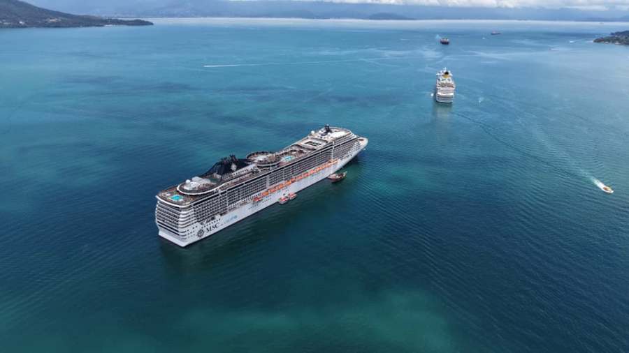 Navios de cruzeiro impulsionam turismo em Ilhabela