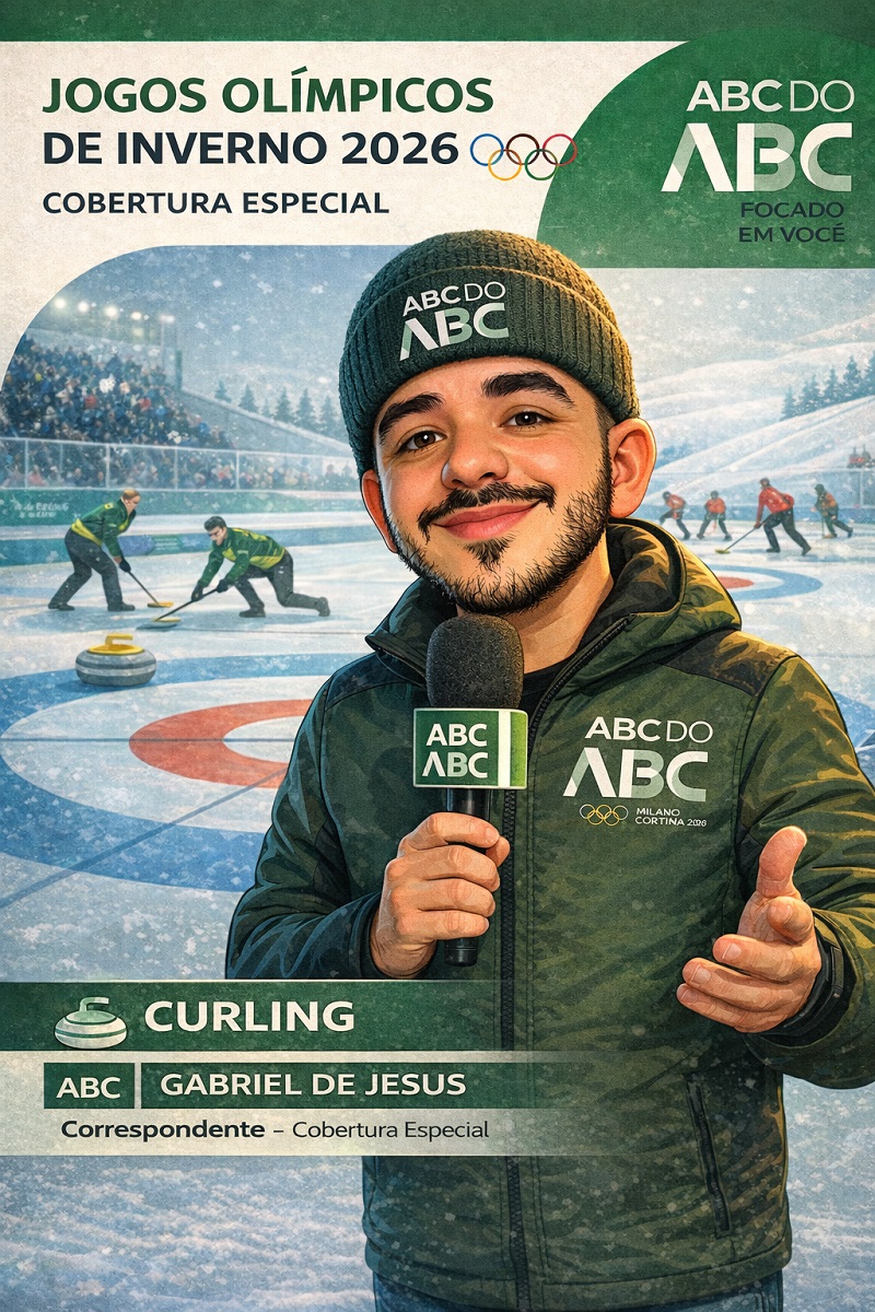 Repórter Gabriel de Jesus traz a cobertura completa dos Jogos Olímpicos Milano-Cortina 2026 para o ABCdoABC - ViaChatGPT