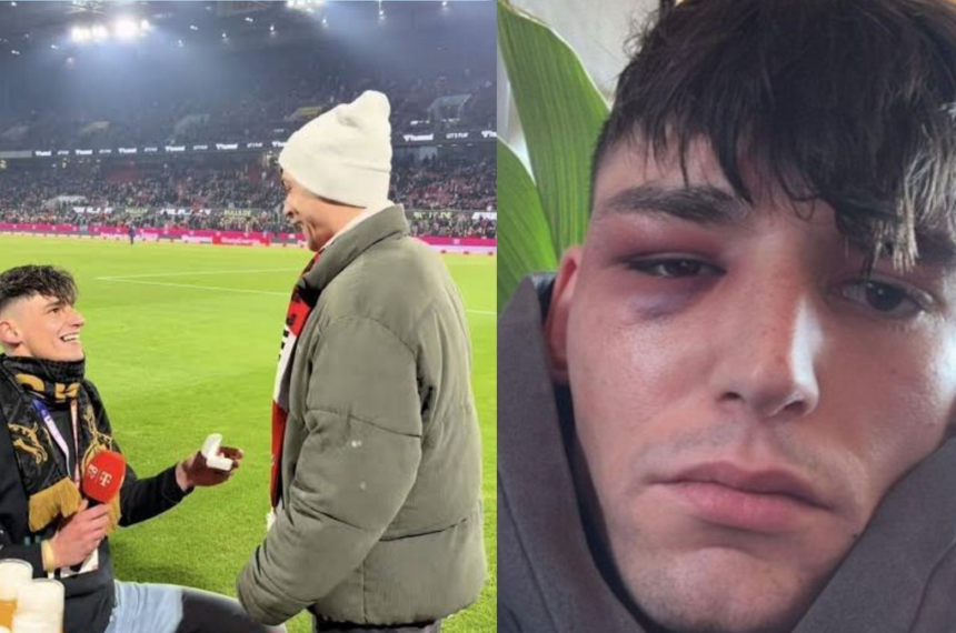 A agressão ao árbitro Pascal Kaiser, dias depois de pedir Moritz no intervalo de uma partida do Campeonato Alemão, coloca em discussão a série de casos de LGBTFobia no futebol - Reprodução/Instagram