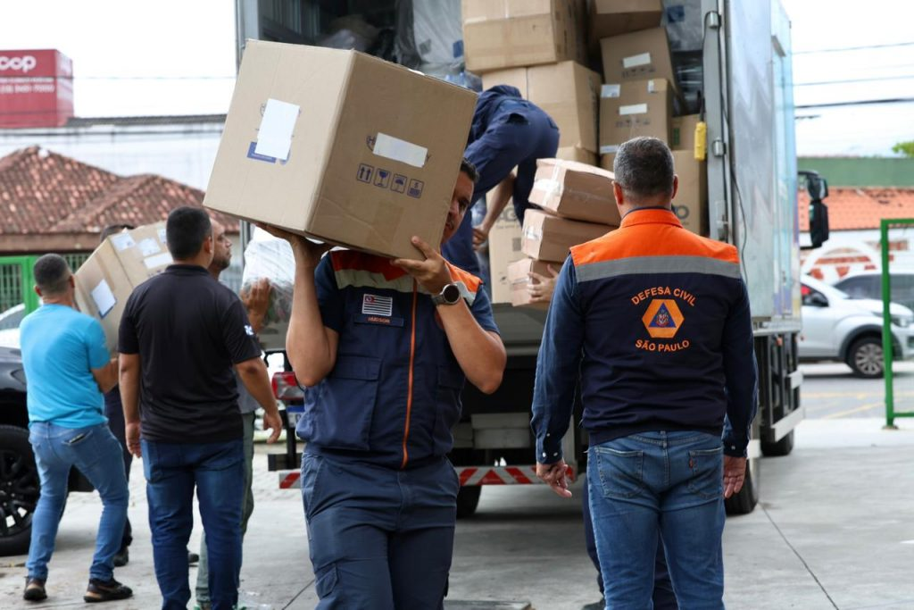 Peruíbe recebe ajuda humanitária do Governo de SP