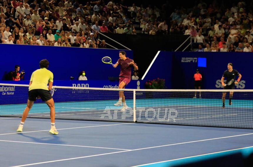 Dupla Marcelo Melo e Alexander Zverev no ATP 500 de Acapulco - @abiertomexicanodetenis / #AMT2026