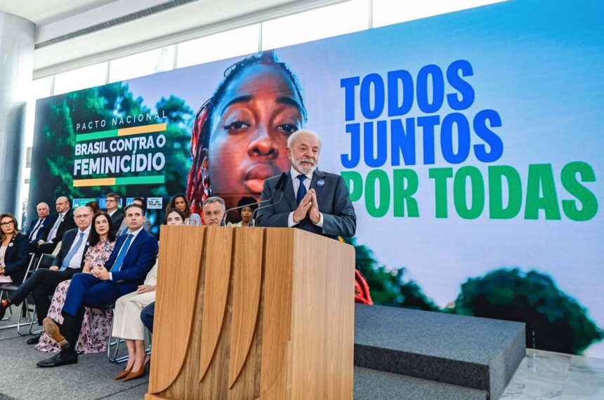Lula - Pacto Nacional contra o Feminicídio