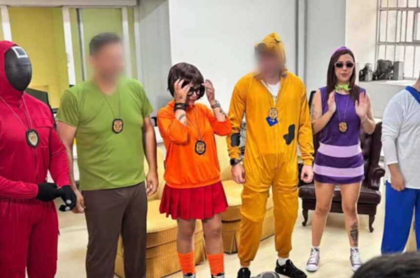 policiais - bloco de carnaval