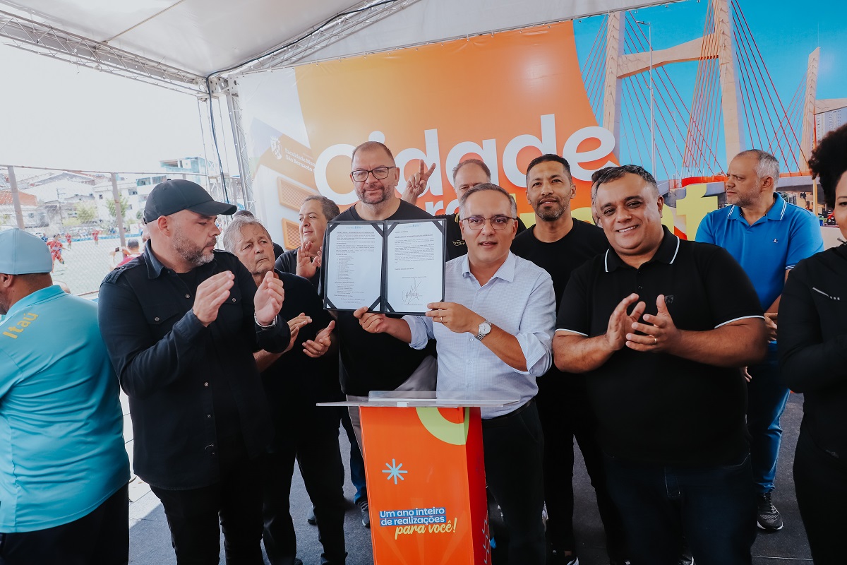 Jardim do Lago, em SBC, recebe recapeamento em 17 ruas