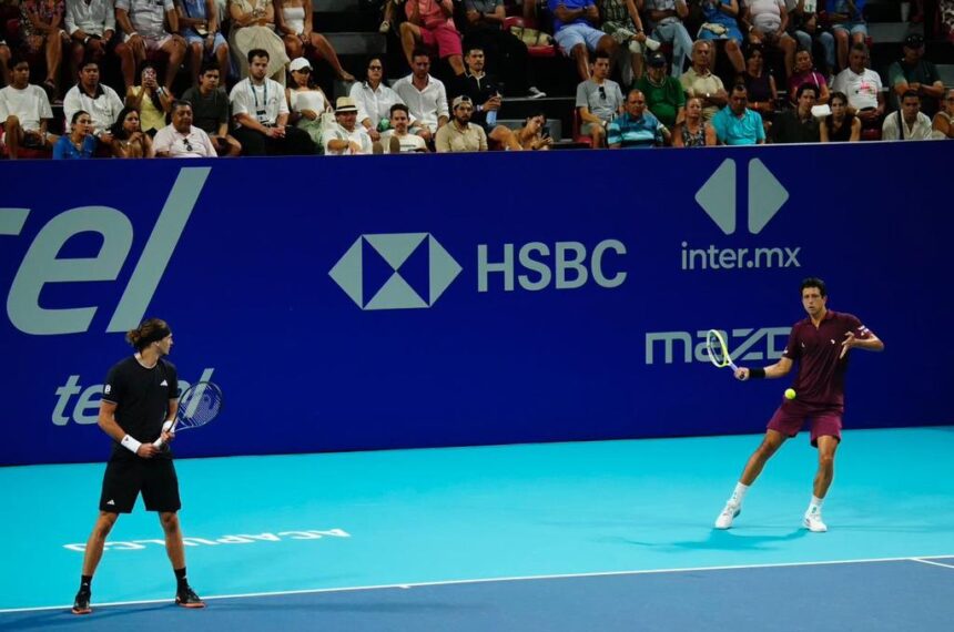 A dupla Melo e Zverev, Marcelo Melo e Alexander Zverev avançam à semifinal da ATP 500 de Acapulco - @abiertomexicanodetenis / #AMT2026