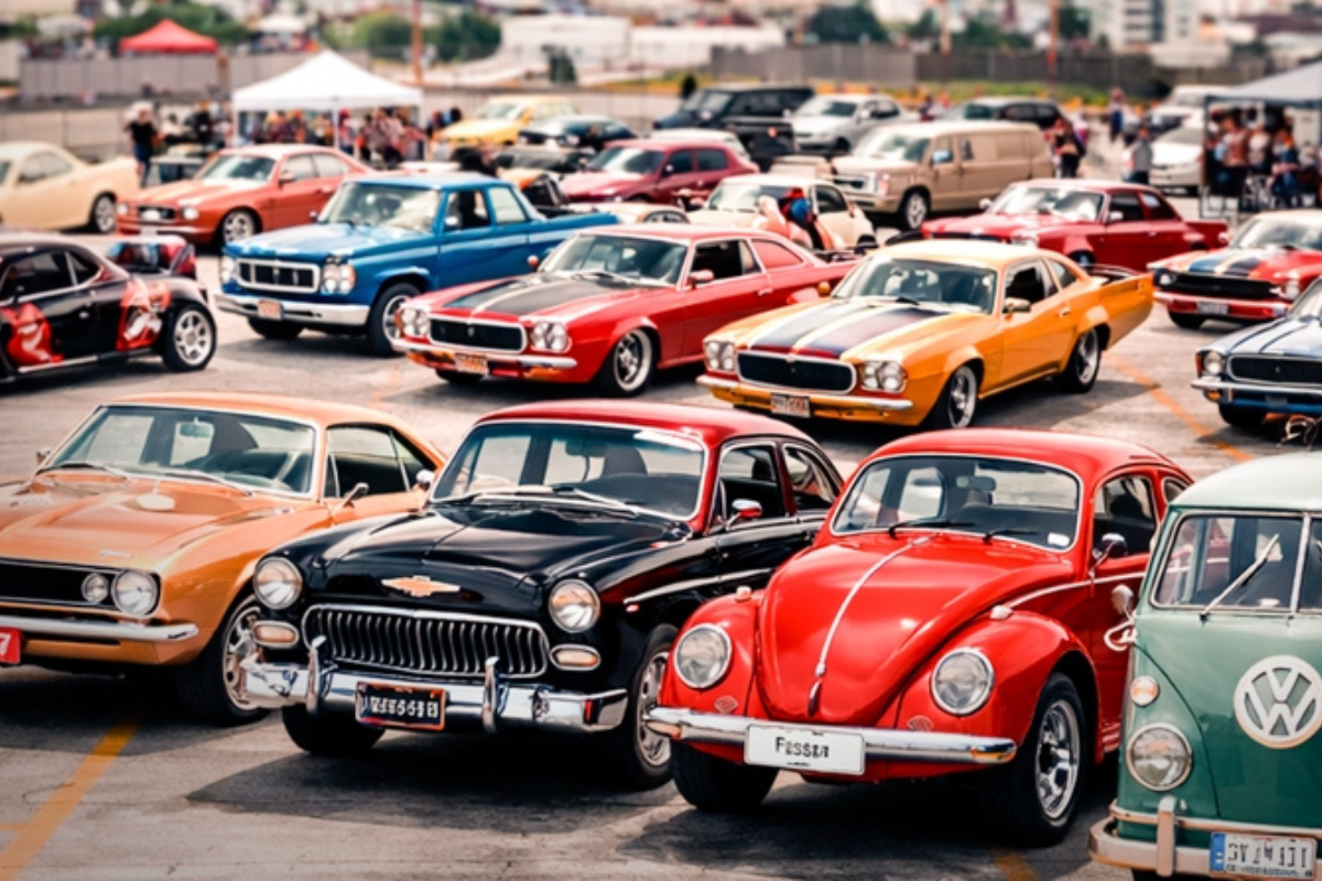 Encontro de carros antigos reúne relíquias no ABC Paulista