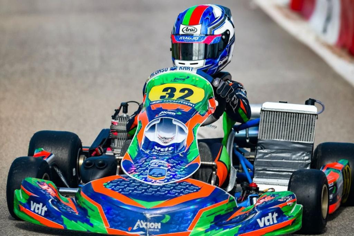 Vicente Capela enfrenta revés no Espanhol de Kart 2026