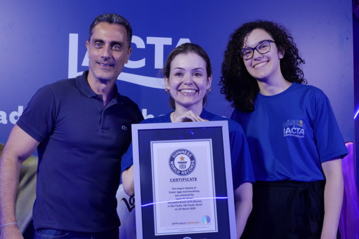 Lacta conquista recorde mundial com maior parreira de ovos
