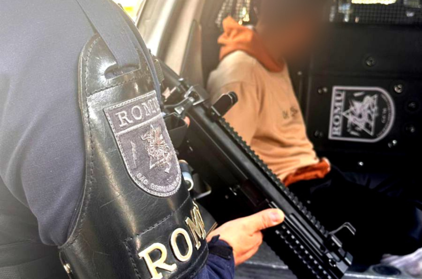 Romu prende traficante durante Operação Bairro Mais Seguro