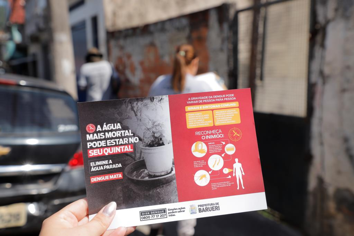 Barueri faz mutirão contra a dengue neste sábado (14)