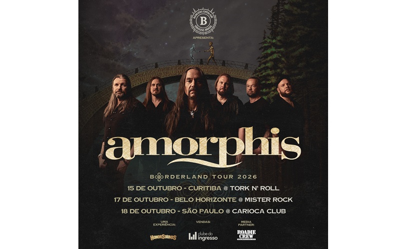 Amorphis confirma três shows no Brasil em 2026