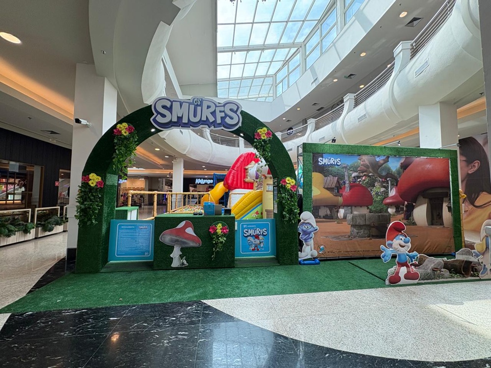 Vila dos Smurfs chega ao Mooca Plaza Shopping