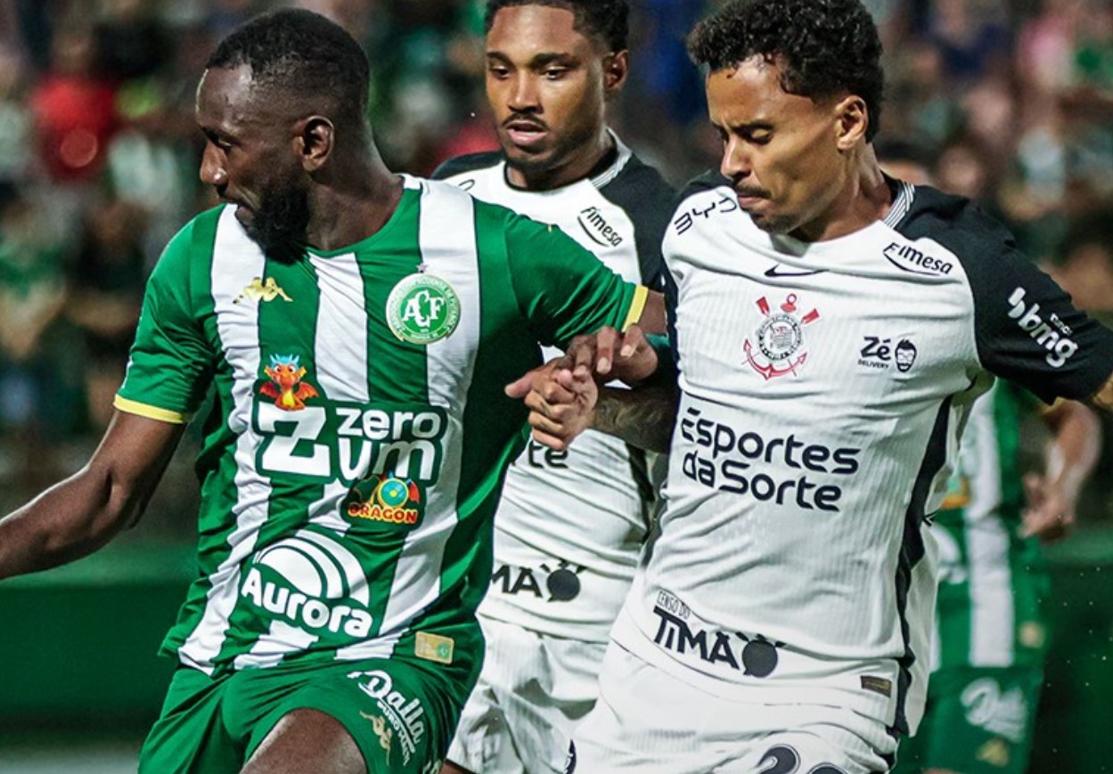 Corinthians empata com a Chape e soma 6 jogos sem vencer