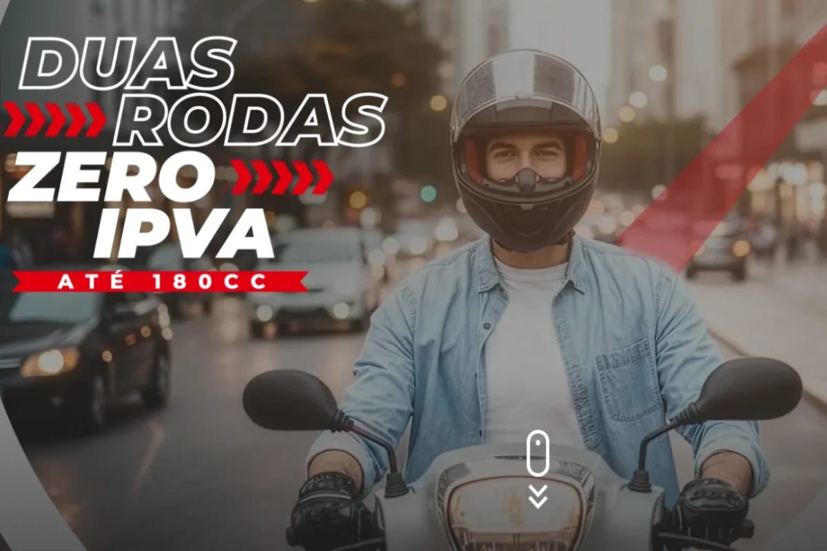 São Paulo lança site para orientar sobre isenção de IPVA para motos