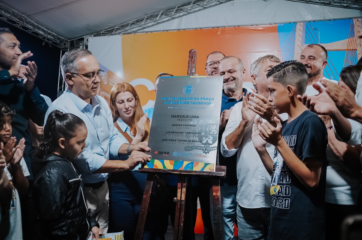 Revitalização da Praça José Carlos Tavechio é entregue em São Bernardo