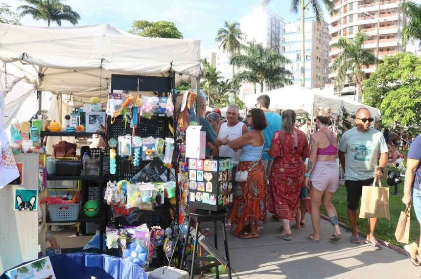 Além do Gran Bazar, Santos recebe o Bazar Arte & Fato na Praça do Aquário, na Ponta da Praia - Divulgação/PMSAN