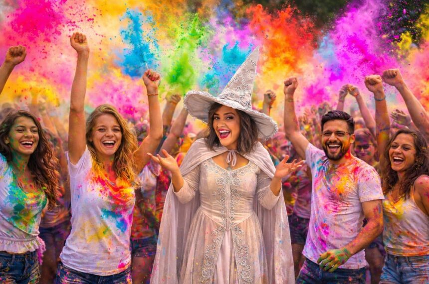 Festival Holi - Festa das Cores - Casa de Bruxa