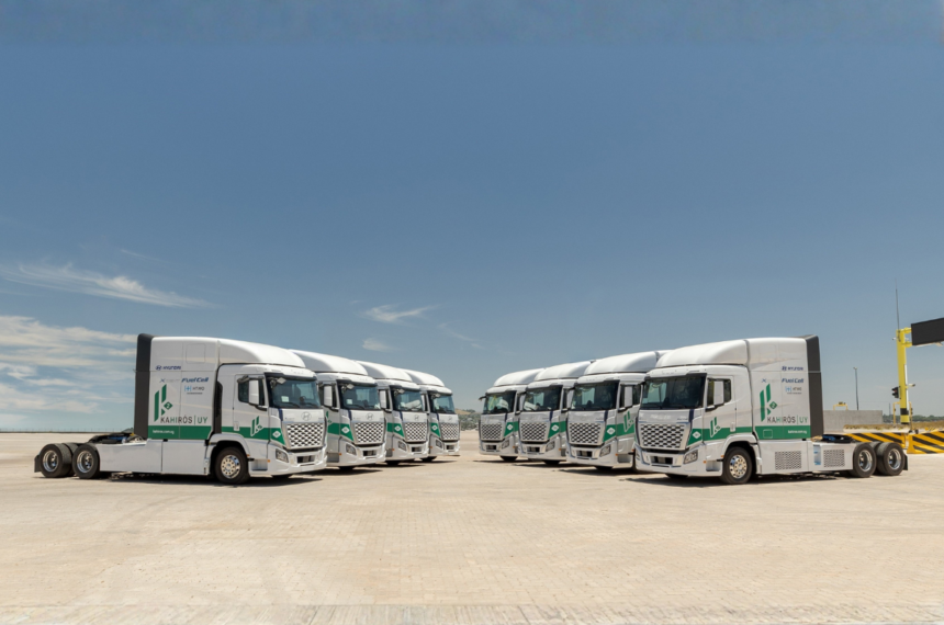 Hyundai Motor apresenta frota de caminhões XCIENT Fuel Cell na América do Sul - Estradas