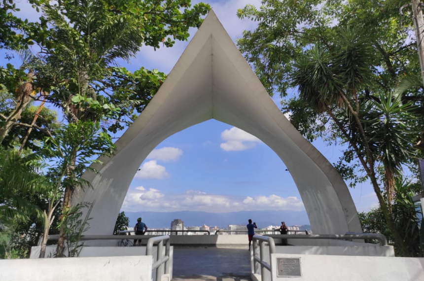 Mirante da Ilha Porchat é uma das opções de passeio em São Vicente - Divulgação/Prefeitura de São Vicente