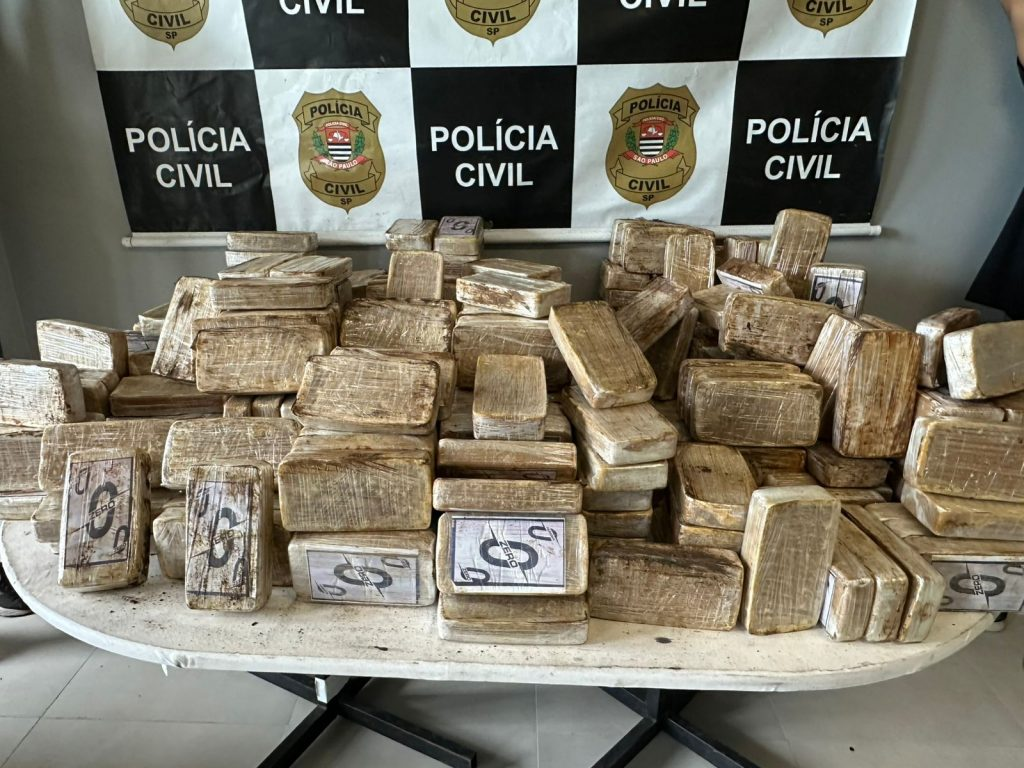 Polícia de SP apreende 360 kg de crack na Baixada Santista