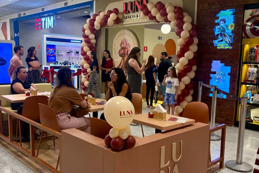 Luna Gelato & Caffè abre unidade no Shopping Praça da Moça