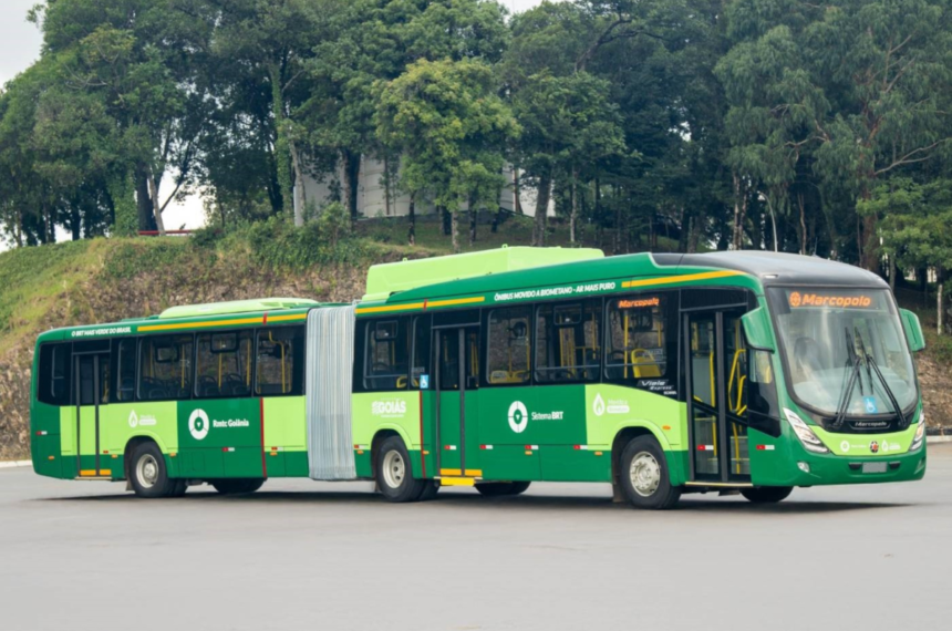 Marcopolo e Scania ônibus articulados para Goiânia - Transporte