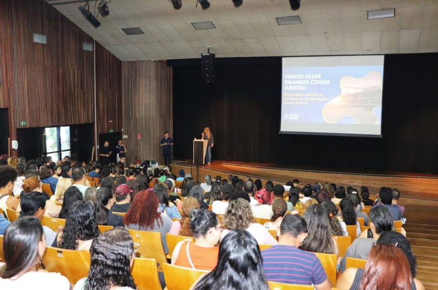 Novos servidores da educação de Santo André - Divulgação/PSA