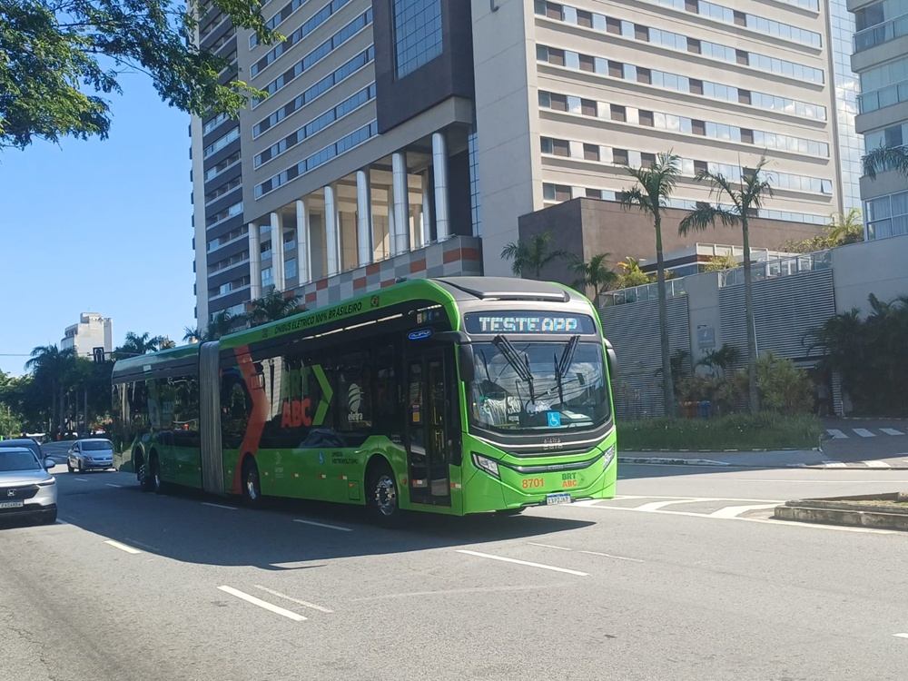 BRT-ABC - ônibus elétricos