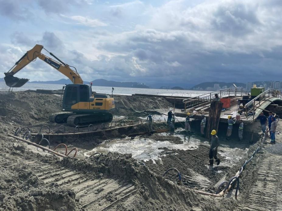 Acesso à passarela no canal 5 em Santos será ampliado