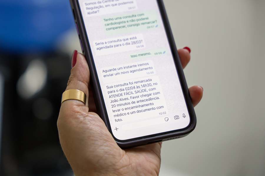 São Caetano permite remarcação de consultas por WhatsApp