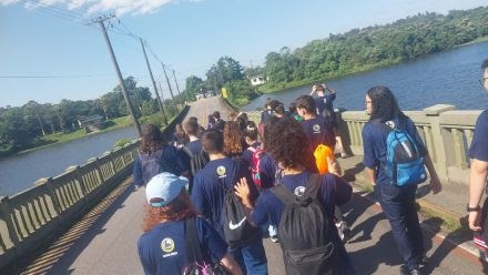 Serra do Mar vira sala de aula