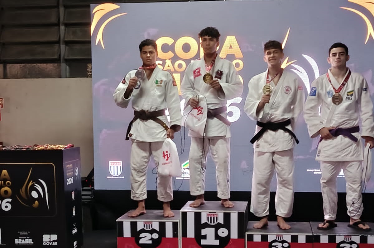 Judoca de São Bernardo, Thiago Moreira, conquista prata na Copa SP