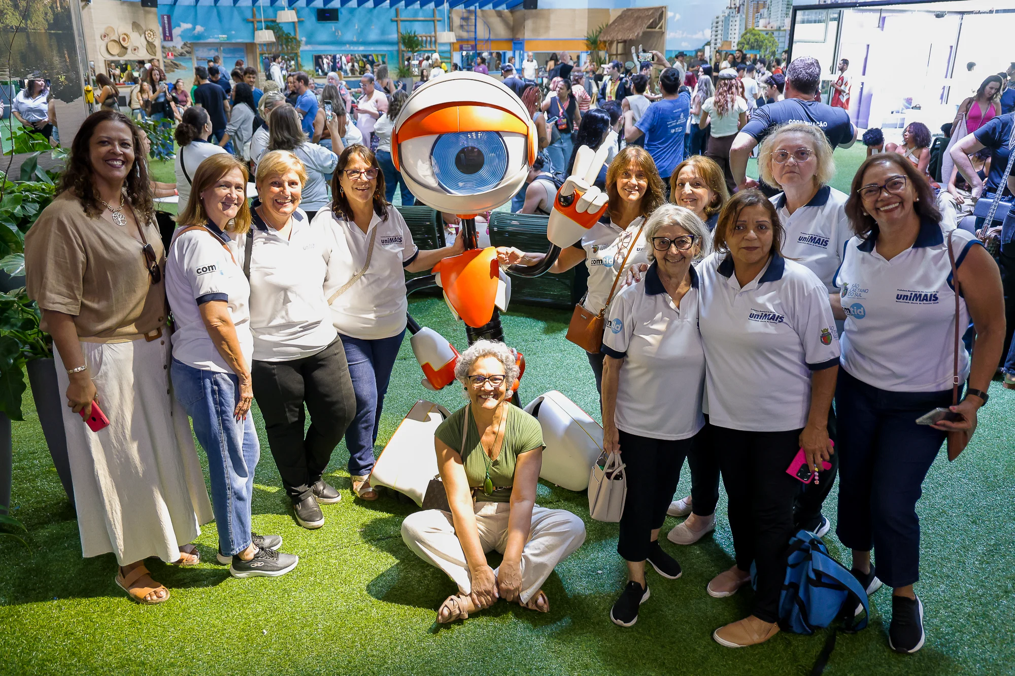 Terceira idade de São Caetano visita BBB Experience