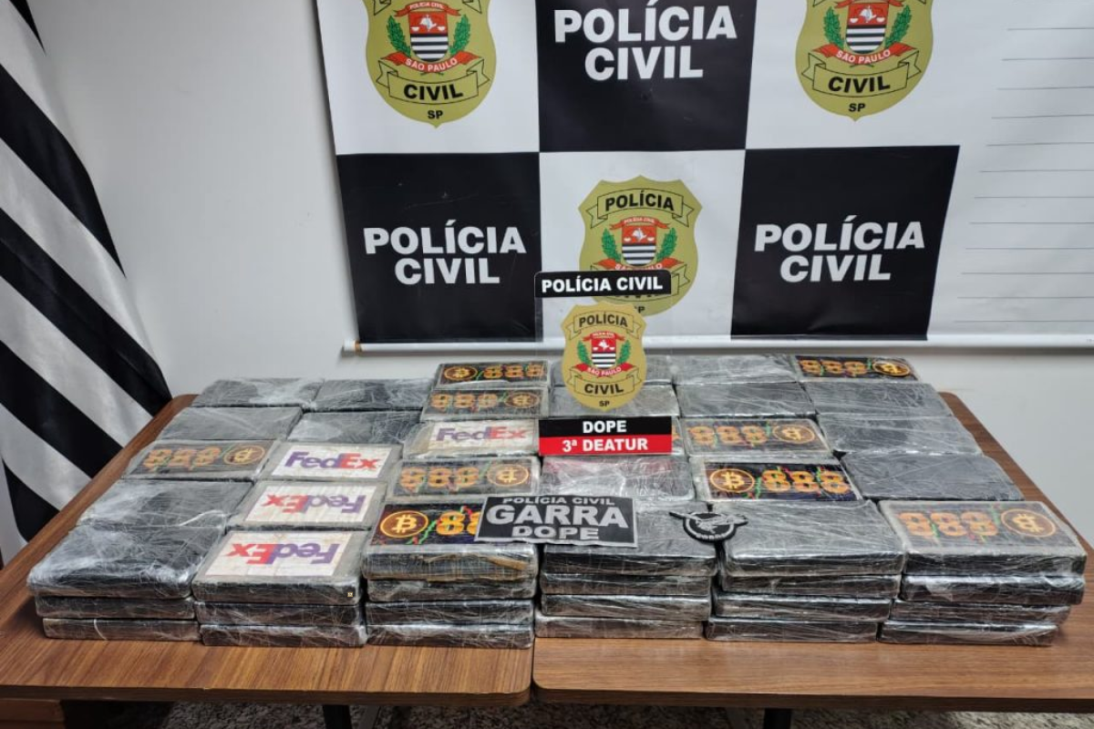 Polícia Civil realiza apreensão de cocaína próxima ao Aeroporto de Guarulhos