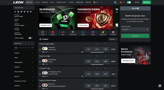 Melhores Jogos e Bónus Disponíveis no LeonBet Portugal