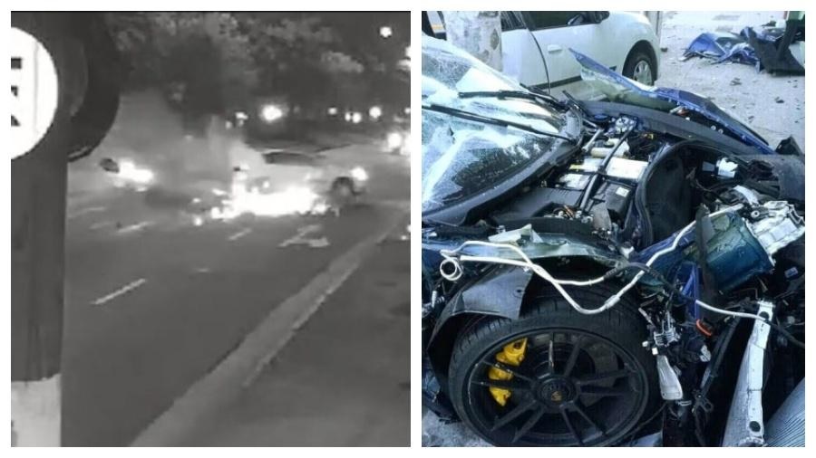 Motorista de Porsche invade contramão e causa acidente em São Paulo