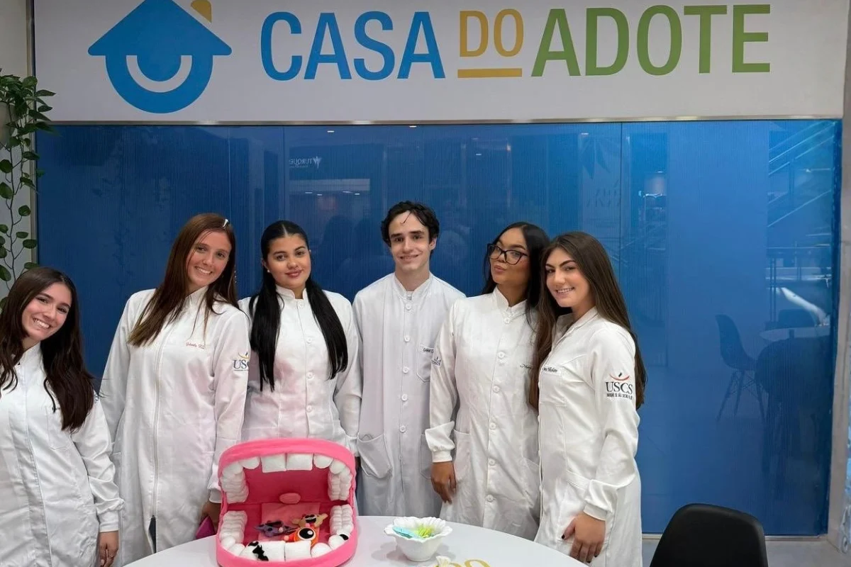 Casa do Adote recebe ação de saúde bucal da USCS