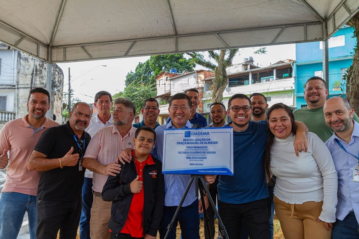 Diadema revitaliza praça e reforma ecoponto no Eldorado
