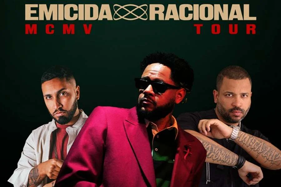 Emicida reúne Projota e Rashid em shows históricos em São Paulo