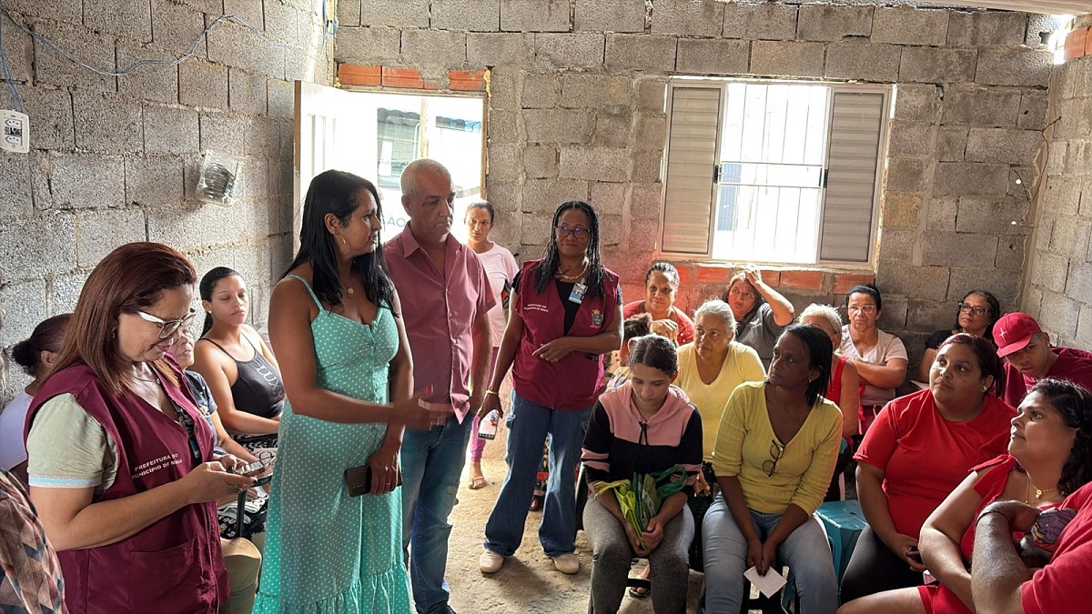 Famílias de Mauá de ação por meio do projeto Eixo Barão