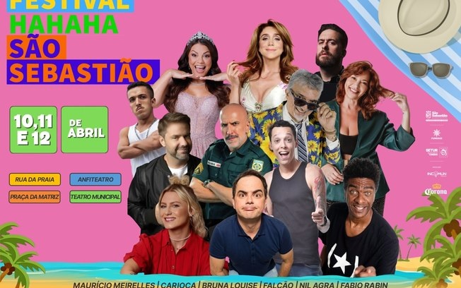São Sebastião recebe festival de stand-up entre 10 a 12 de abril