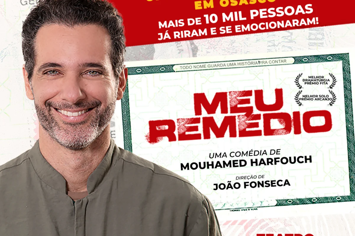 Mouhamed Harfouch apresenta comédia premiada em Osasco