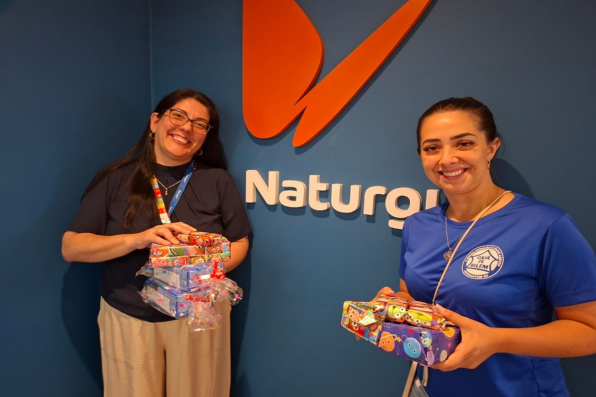 Naturgy promove doação de chocolates e material escolar em Votorantim