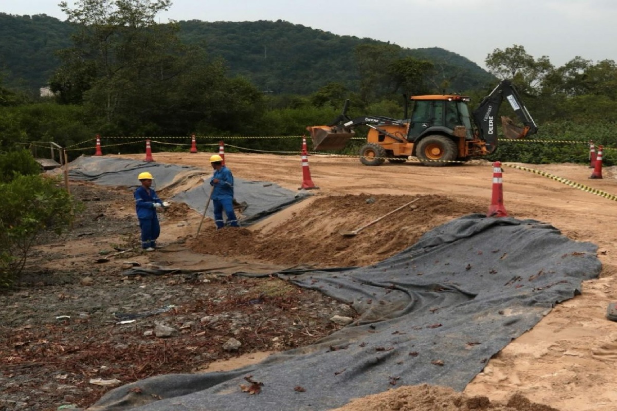 Santos inicia obra de estação elevatória para combater enchentes