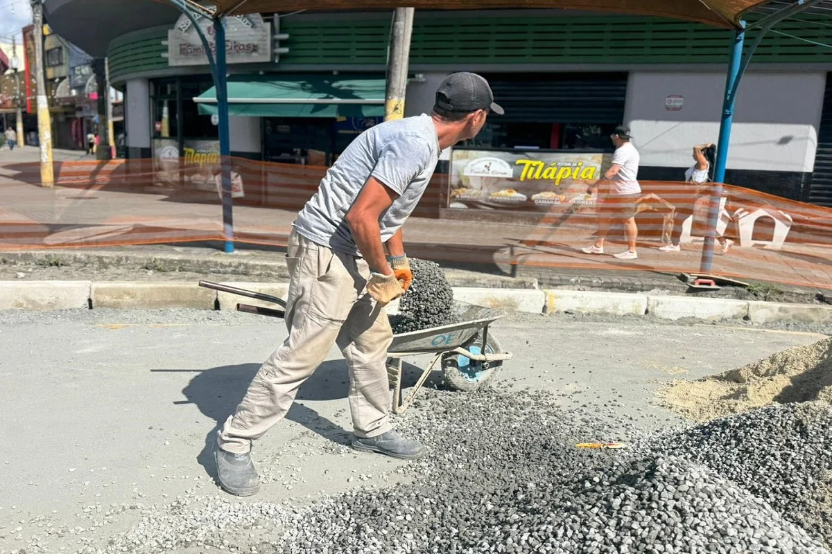 Ribeirão Pires avança com obras de mobilidade na Rua Euclides da Cunha