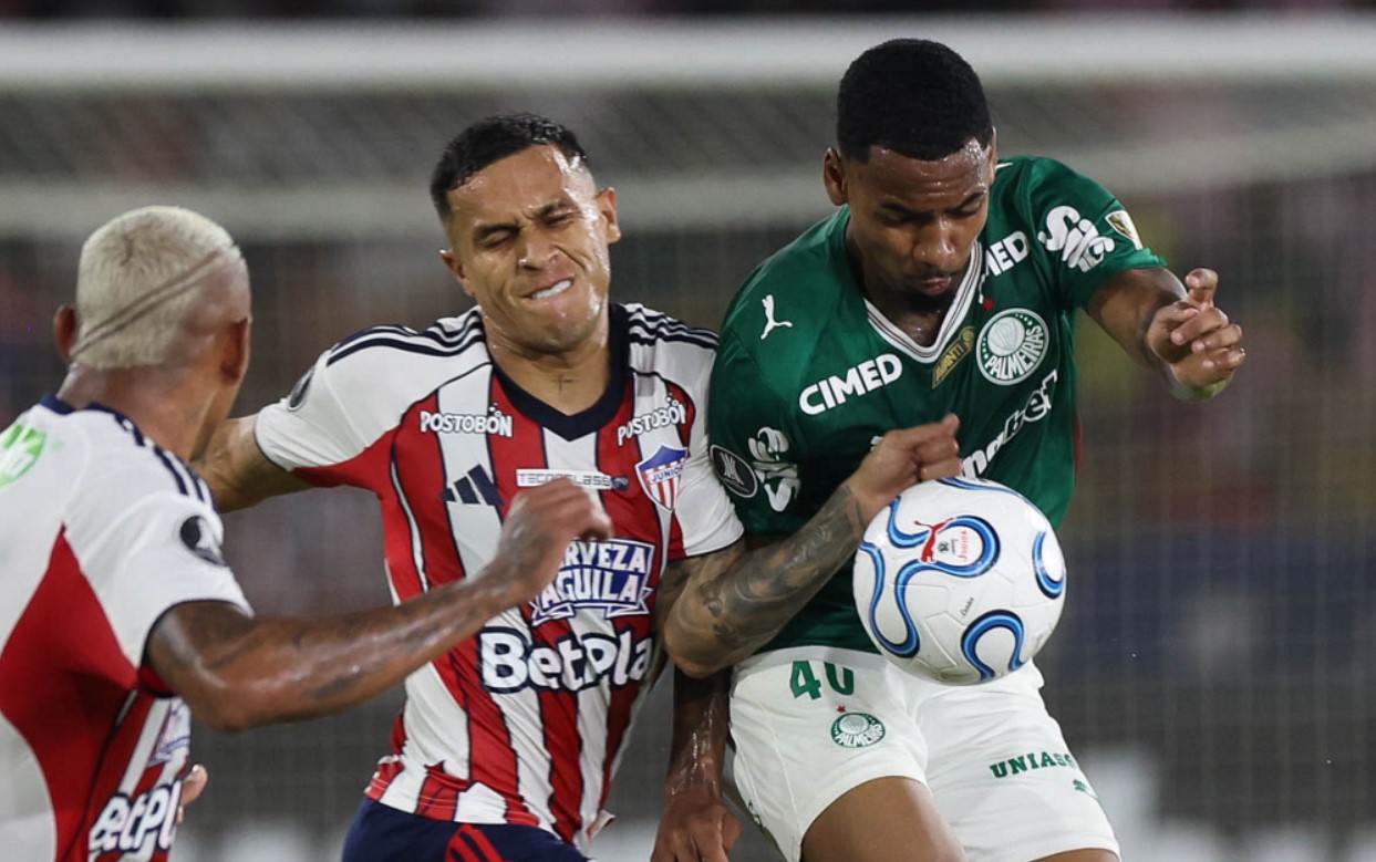Palmeiras reage no 2º tempo e busca empate contra o Junior