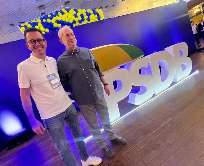 Recém filiado ao PSDB à convite de Aécio Neves, Ciro Gomes será aliança estratégica para Paulo Serra na candidatura ao Governo do Estado de São Paulo (Divulgação/Paulo Serra)